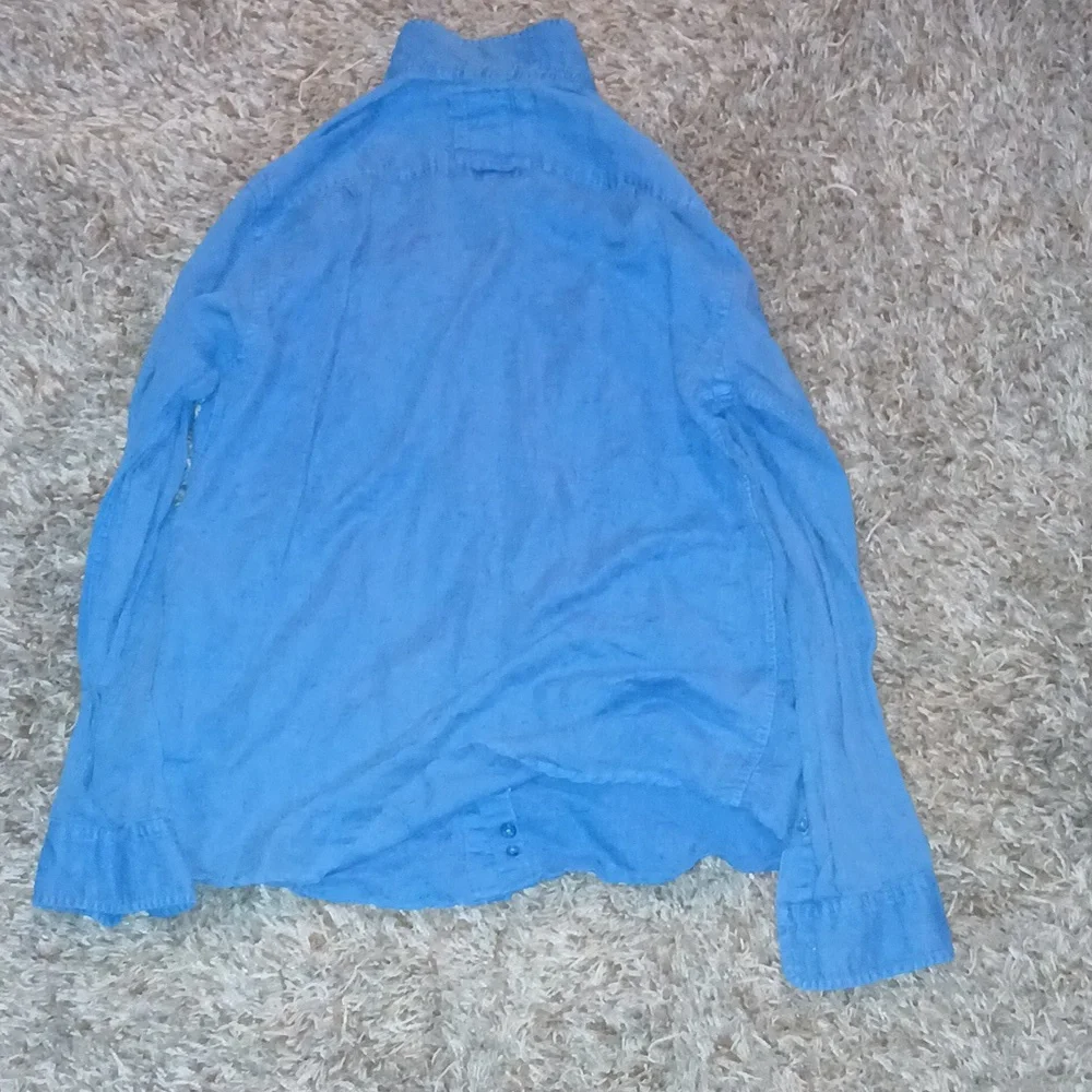 Blue Button-Up Shirt - Picture 6 of 6